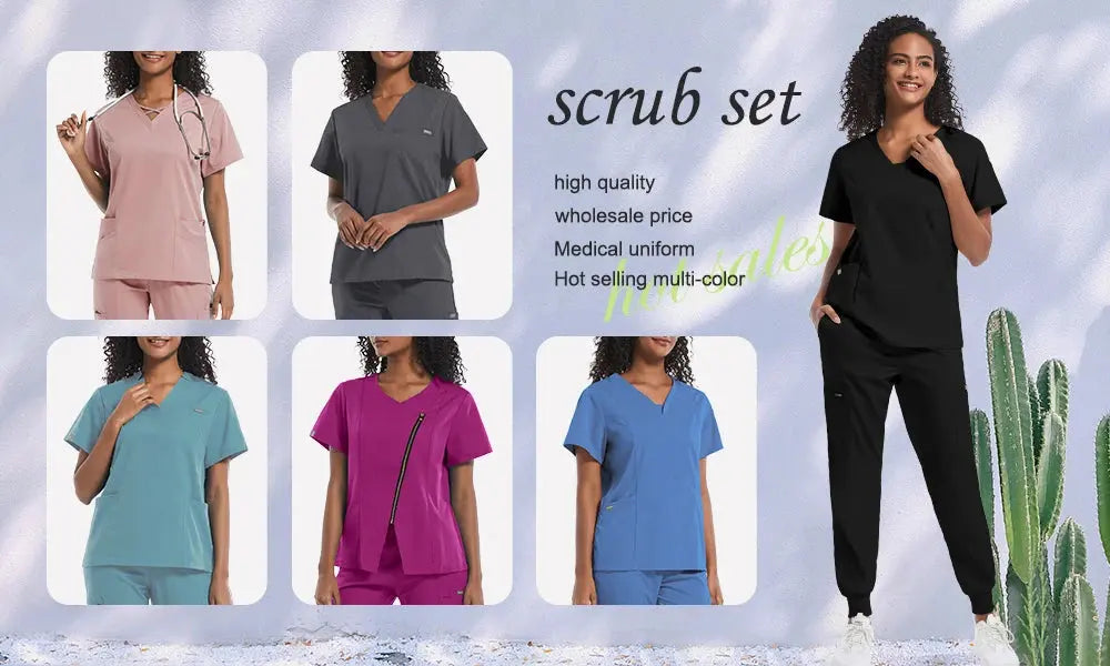 Work Clothes Set High-quality Medical Uniform Unisex - BeautiMass