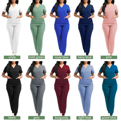 Work Clothes Set High-quality Medical Uniform Unisex - BeautiMass