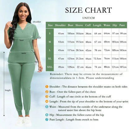 Work Clothes Set High-quality Medical Uniform Unisex - BeautiMass